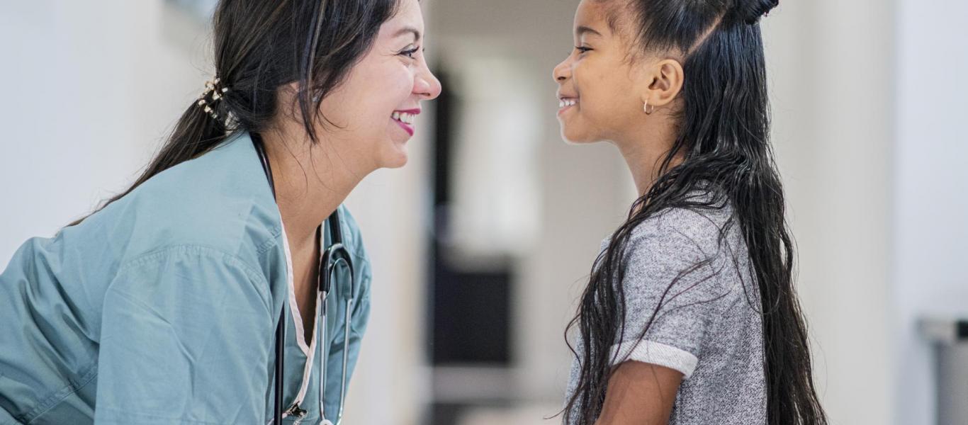 Nurse and child